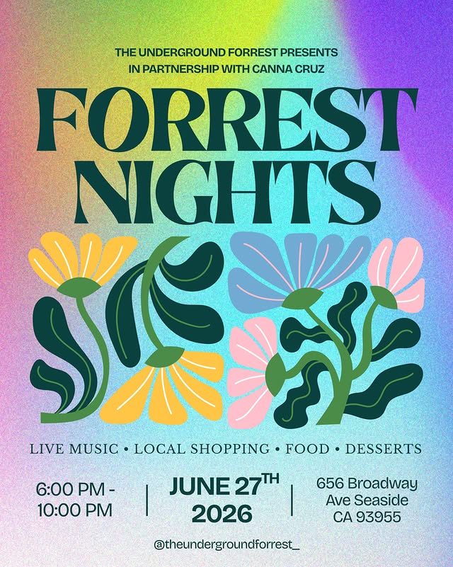 FORREST NIGHTS — monthly event at The Underground Forrest, Seaside CA
